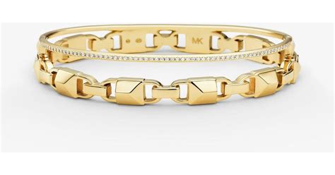 michael kors halo-armreif|Precious Metal.